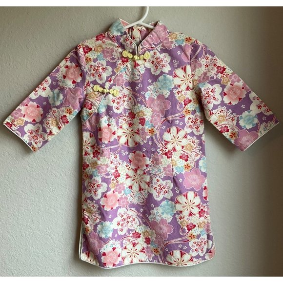 Tonglehui Other - Tonglehui Girl's Linen and Cotton summer Chinese dress size 3